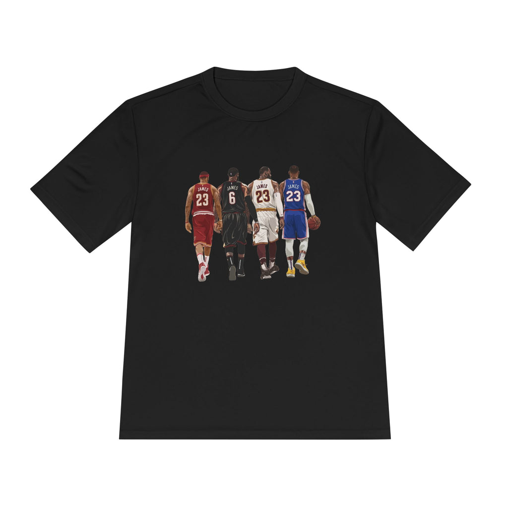Basketball Legends Tee — LeBron through the Years