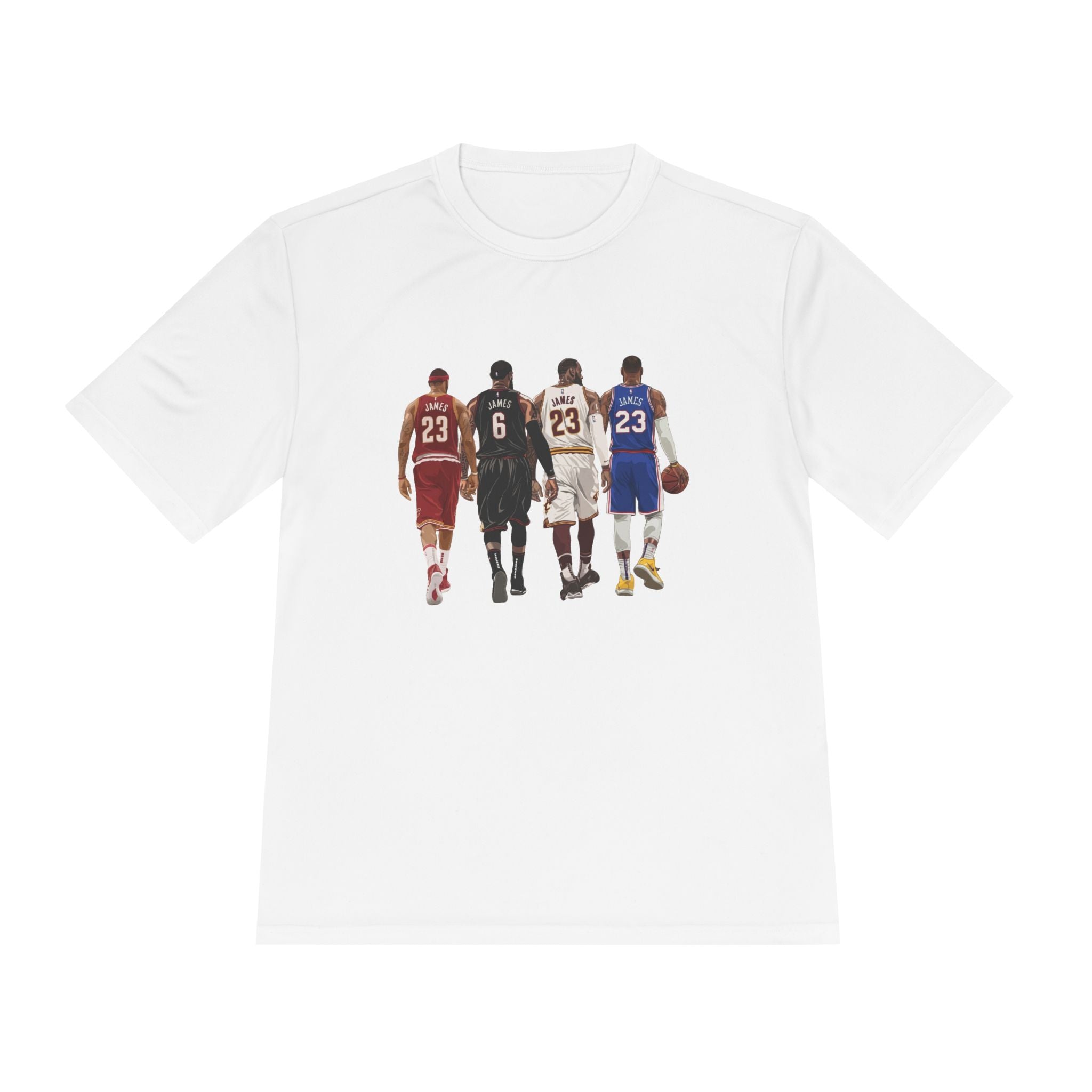 Basketball Legends Tee — LeBron through the Years