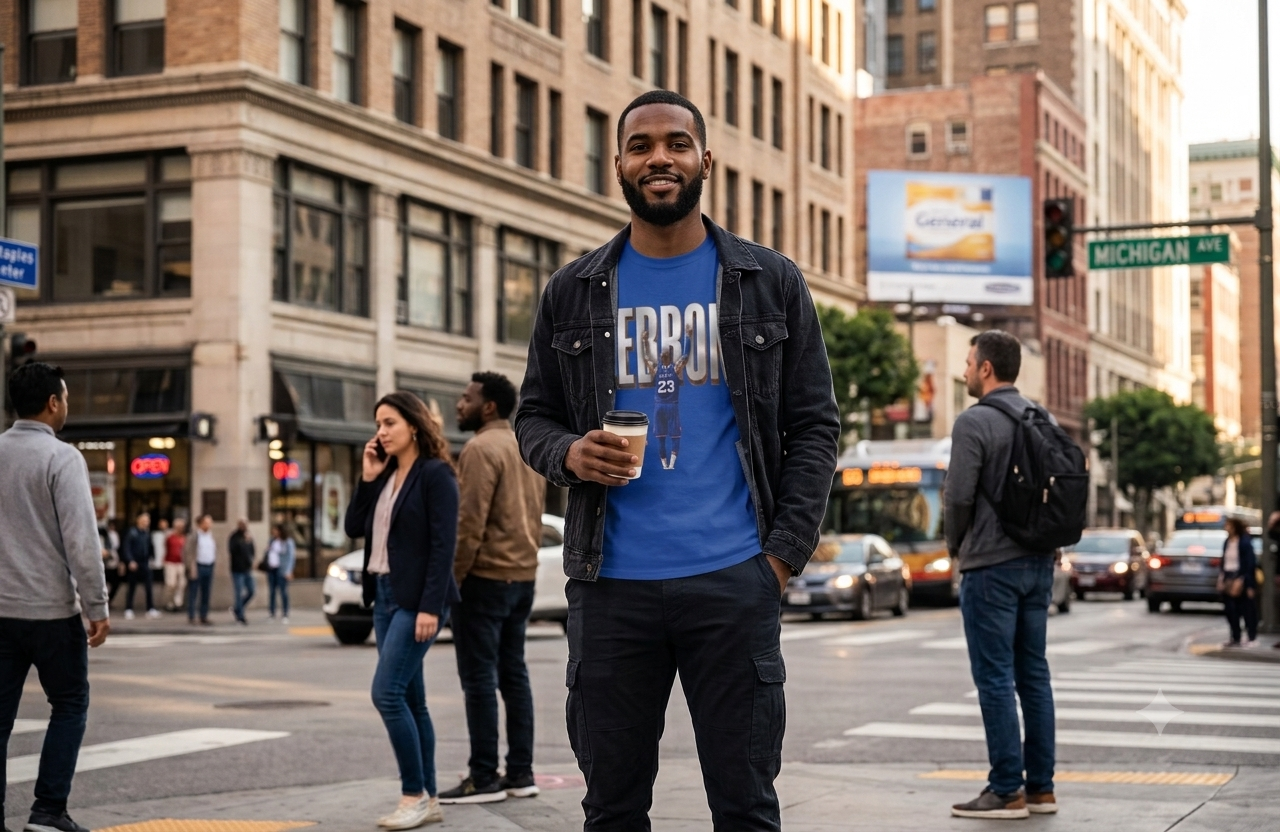 LeBron Gold Letter T-Shirt - LeBron