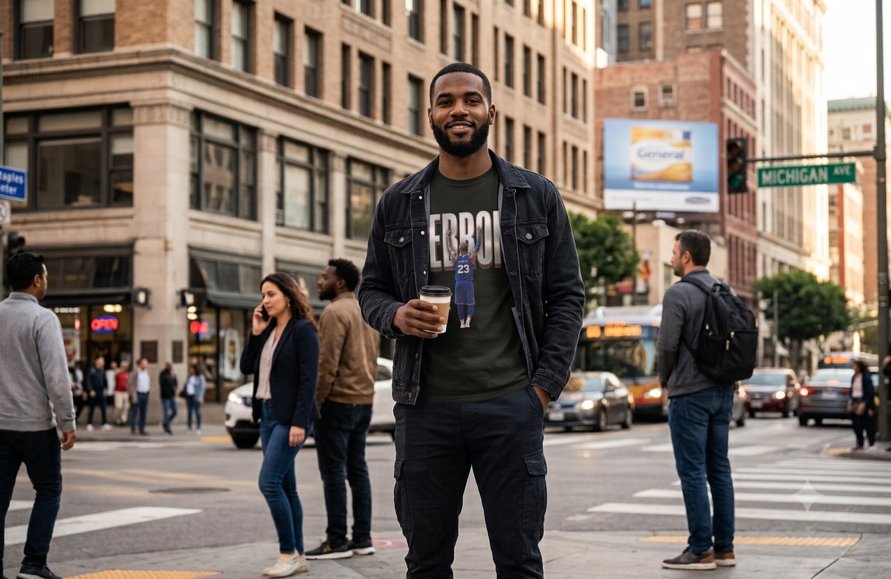 LeBron Gold Letter T-Shirt - LeBron