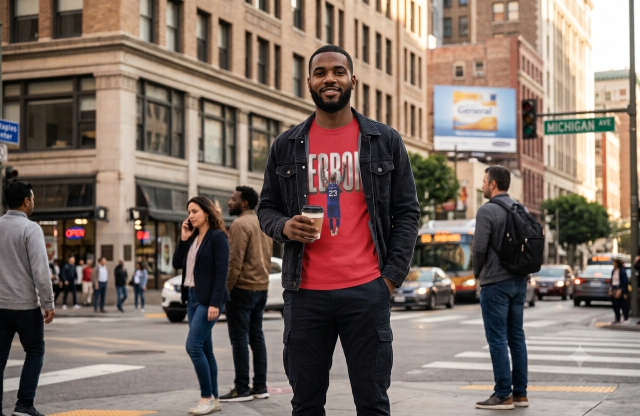 LeBron Gold Letter T-Shirt - LeBron