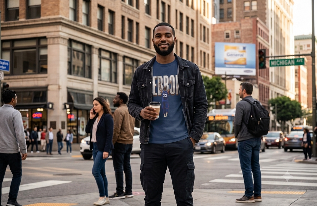 LeBron Gold Letter T-Shirt - LeBron