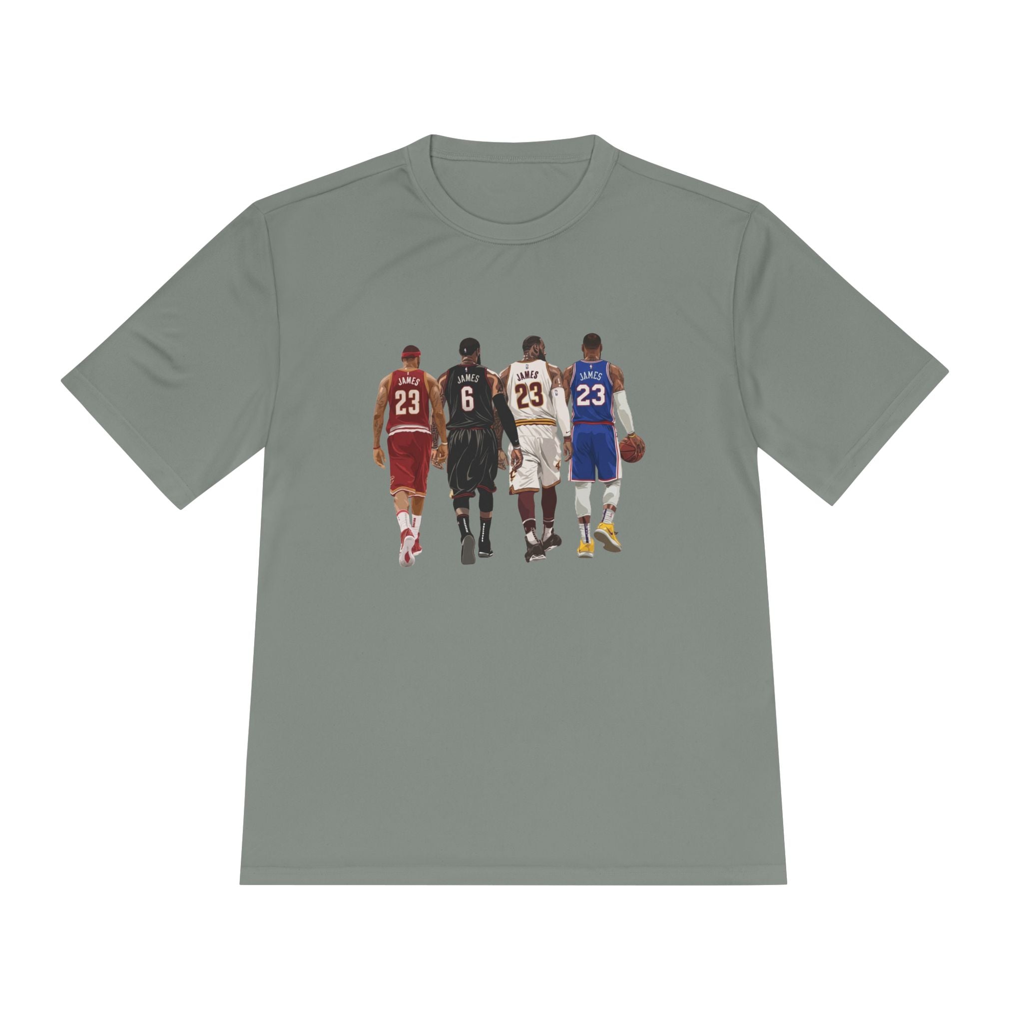 Basketball Legends Tee — LeBron through the Years